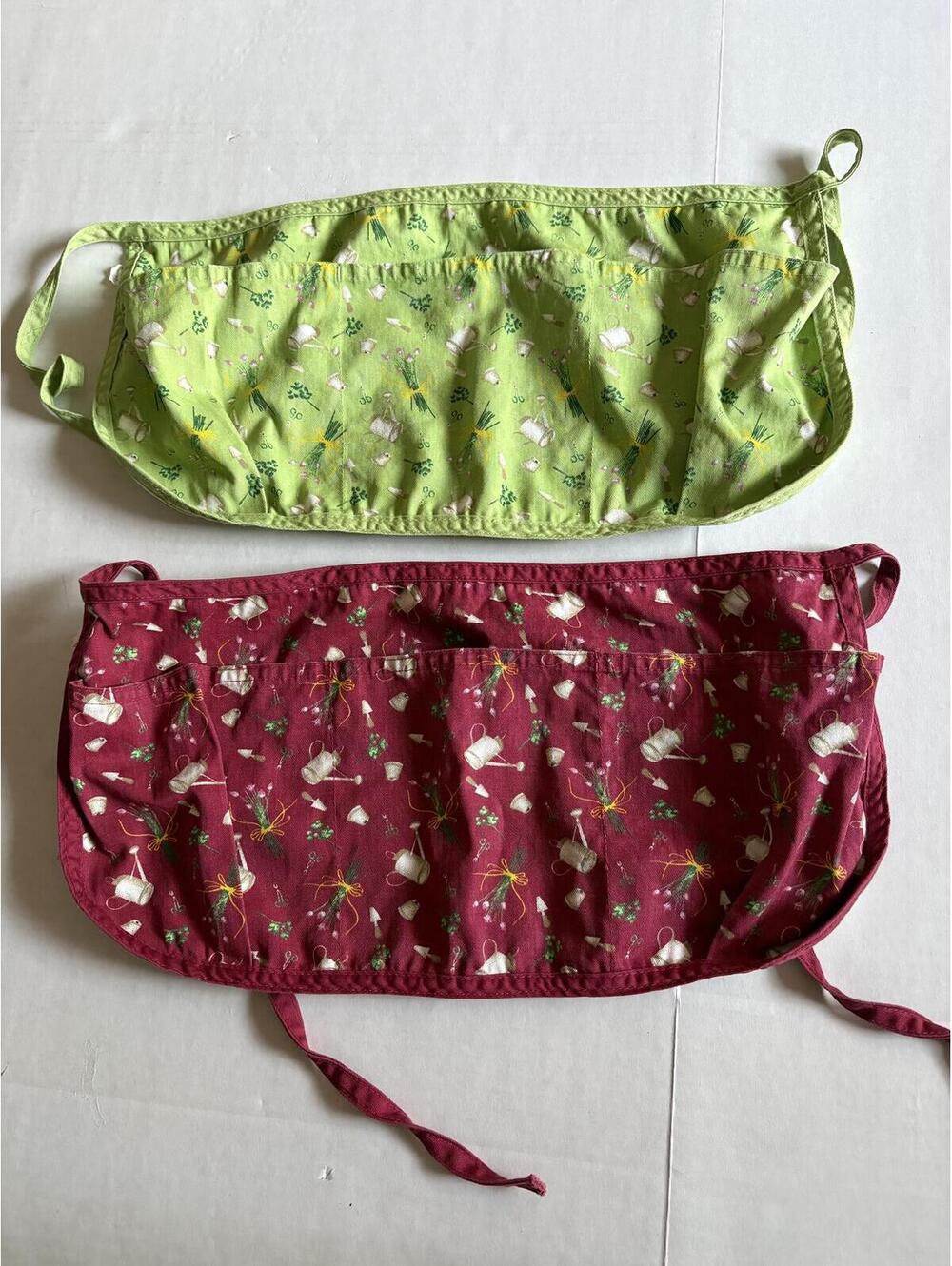 Red and green gardening belt